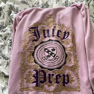 Pink juicy couture jacket with cute design